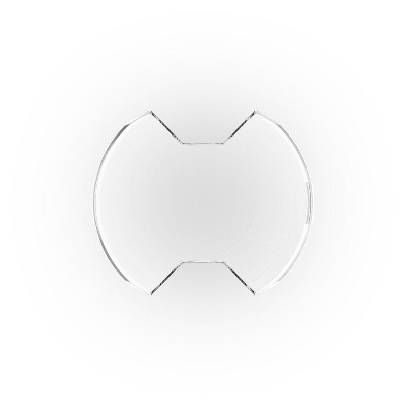 SLIMLITE 6" LIGHT SHIELD - SAE DRIVING BEAM - CLEAR